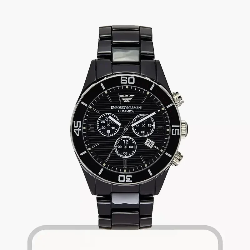 Emporio Armani Chronograph Black Dial Men's Watch | AR1421